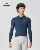 MENS SUMMER LONG SLEEVE JERSEY ECHO - RHINO BLUE