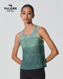 WOMENS RUNNING SINGLET TERRA GRADIENT FOREST SAGE