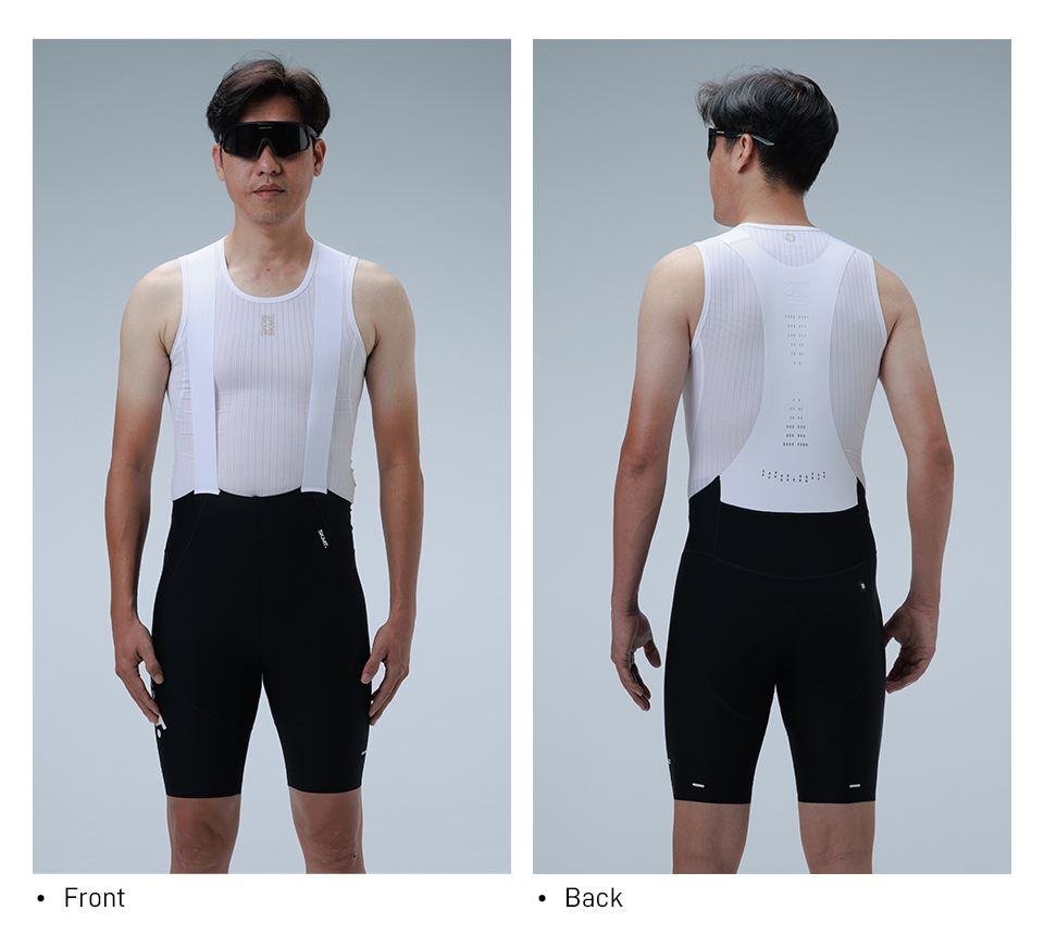 MENS BIB SHORTS RIDE EASE (BLACK)