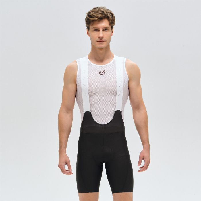 MENS BIB SHORTS 25-MINIMA BLACK GREY
