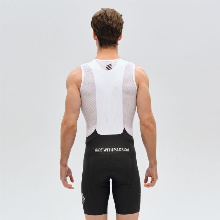 MENS BIB SHORTS 25-MINIMA BLACK GREY