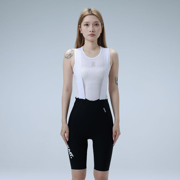 WOMENS BIB SHORTS RIDE EASE (BLACK)