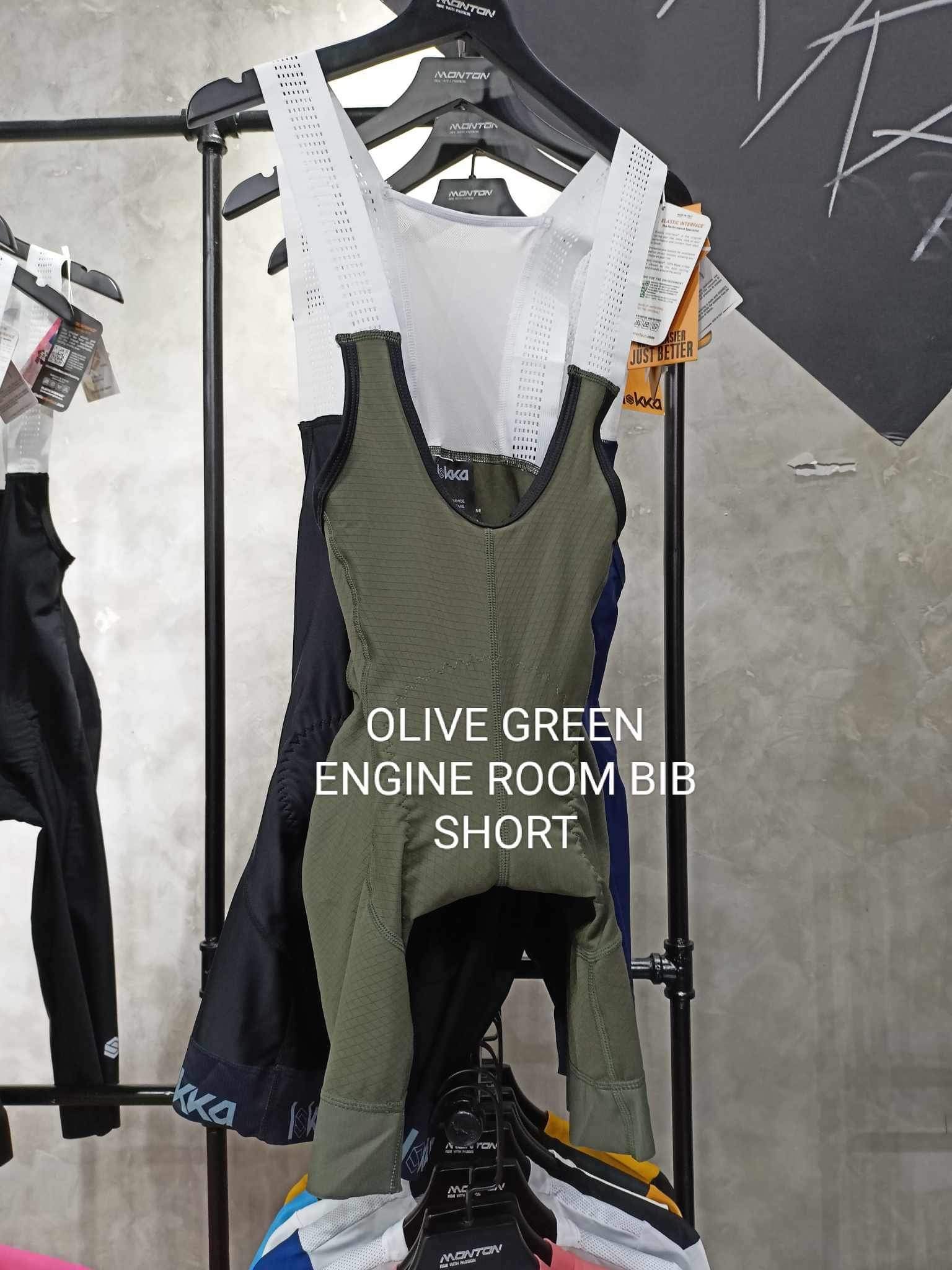 LOKKA ENGINE ROOM BIB OLIVE GREEN