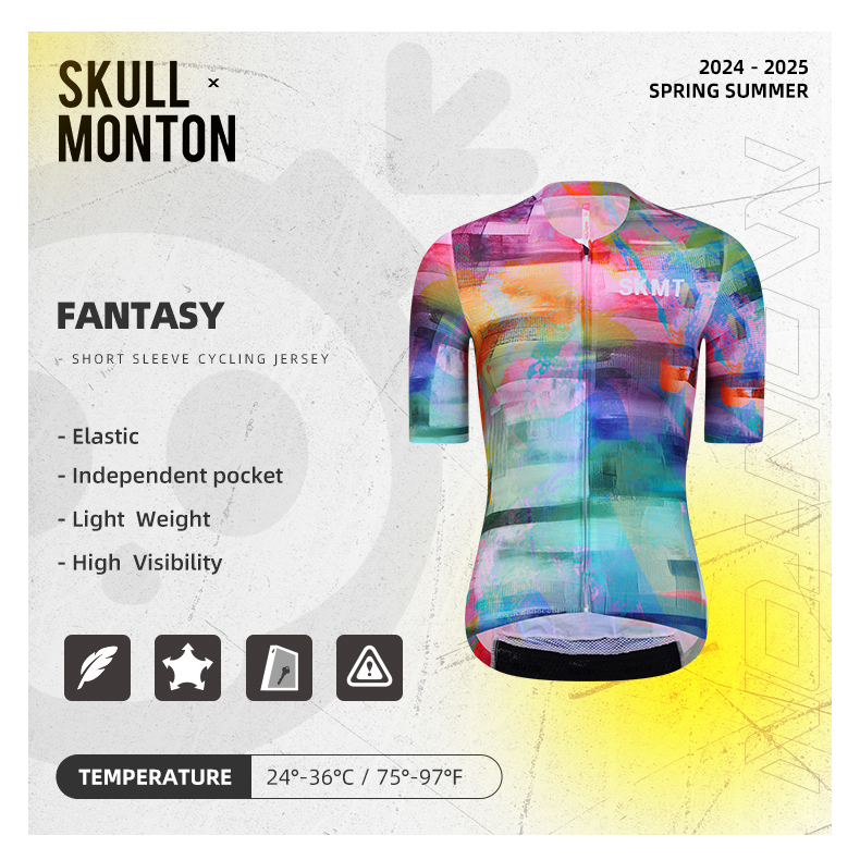 SKULL MONTON WOMENS SHORTSLEEVE JERSEY FANTASY