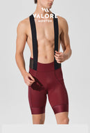 VALORE MONTON MENS BIB SHORTS VERSA WINE RED