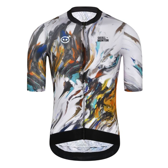 SKULL MONTON MENS CYCLING JERSEY PALETTE