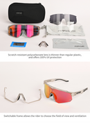 CYCLING SUNGLASSES BLADE MATTE GRAY