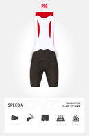 MENS CYCLING BIB SHORTS PRO SPEEDA BROWN