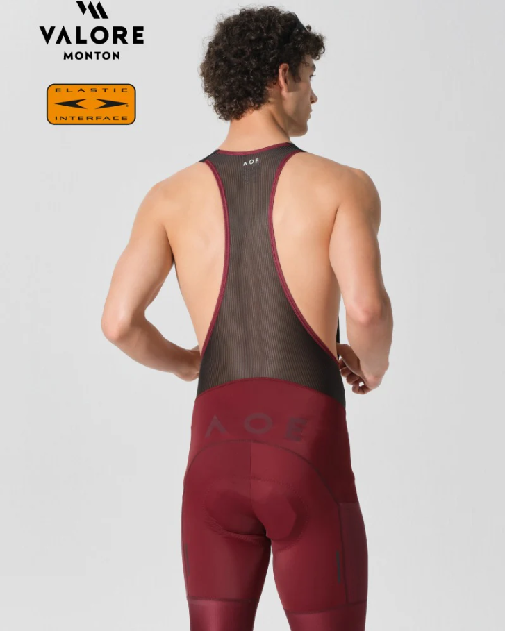 VALORE MONTON MENS BIB SHORTS VERSA WINE RED
