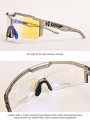 PHOTOCHROMIC CYCLING SUNGLASSES NIFO SLEEK GRAY