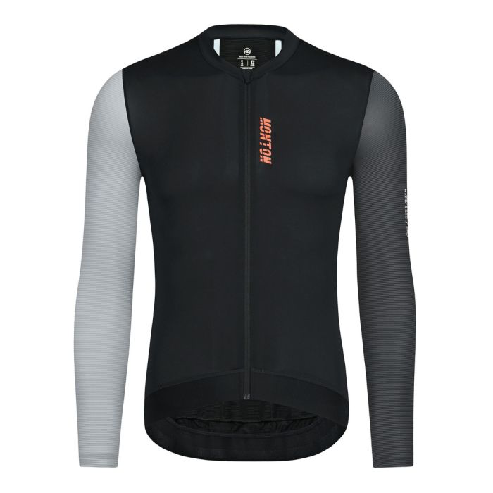 MENS LONG SLEEVE CYCLING JERSEY URBAN TRAVELER EVO BLACK