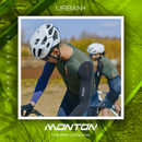 MENS LONG SLEEVE CYCLING JERSEY URBAN TRAVELER EVO GREEN