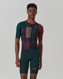 SHORT SLEEVE JERSEY MENS - SERIE TEMPO - CHARCOAL OFF BLACK
