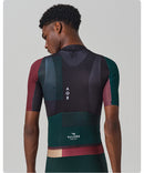 SHORT SLEEVE JERSEY MENS - SERIE TEMPO - CHARCOAL OFF BLACK