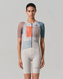 SHORT SLEEVE JERSEY WOMENS - SERIE TEMPO - STONE GREY