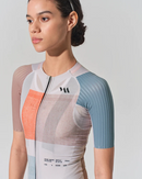 SHORT SLEEVE JERSEY WOMENS - SERIE TEMPO - STONE GREY