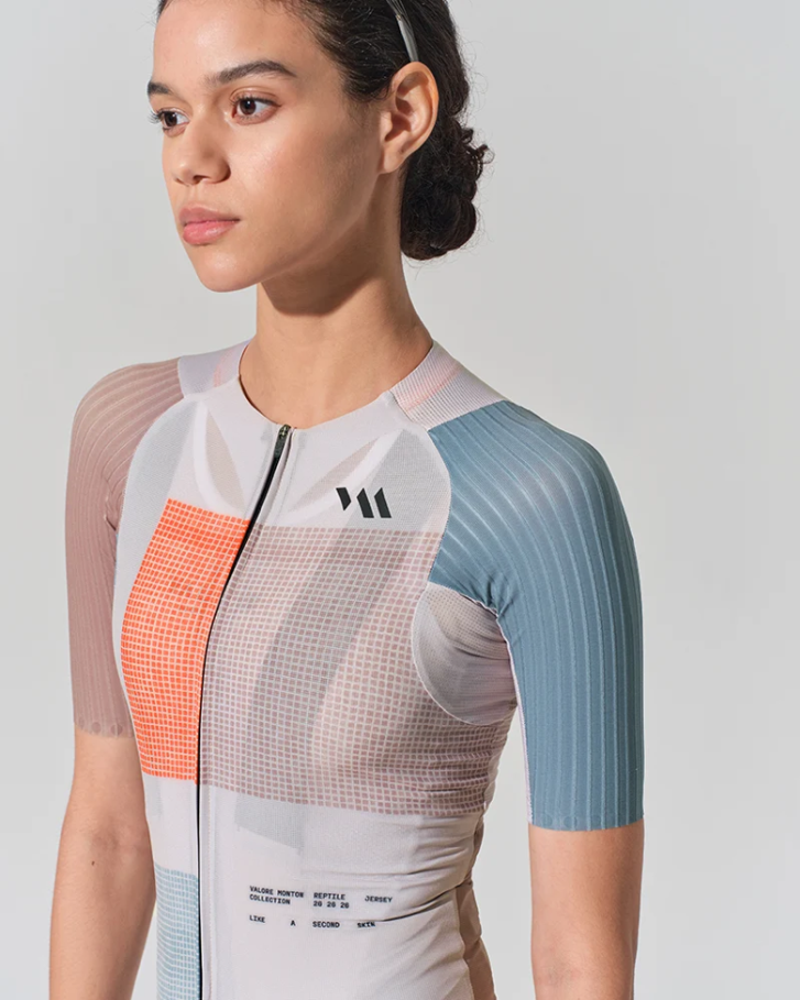 SHORT SLEEVE JERSEY WOMENS - SERIE TEMPO - STONE GREY