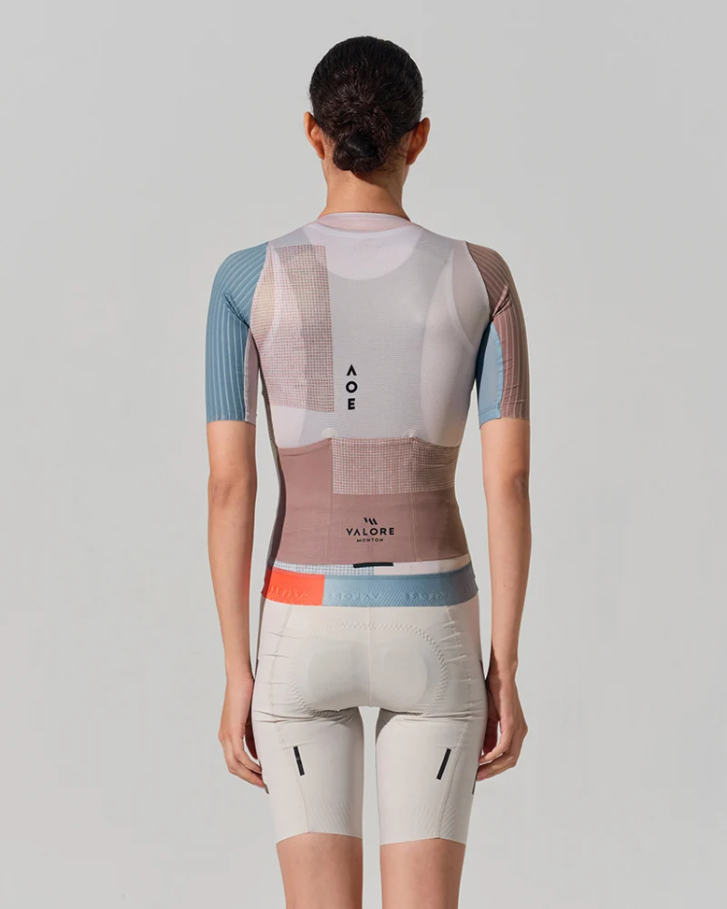 SHORT SLEEVE JERSEY WOMENS - SERIE TEMPO - STONE GREY