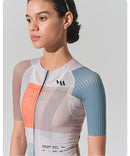 SHORT SLEEVE JERSEY WOMENS - SERIE TEMPO - STONE GREY