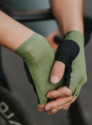 FINGERLESS CYCLING GLOVES MINIMA BRONZE GREEN