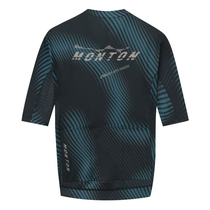 MENS JERSEY SHADOWFADE BLACK GREEN