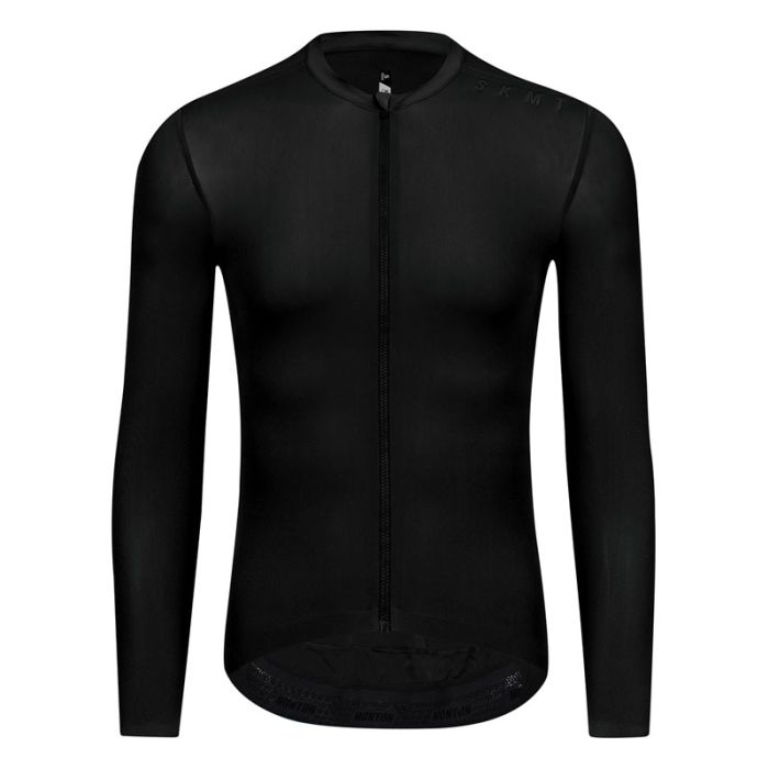 SKULL MONTON MENS LONG SLEEVE JERSEY MINIMA BLACK