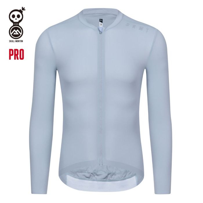 SKULL MONTON MENS LONG SLEEVE JERSEY MINIMA LIGHT BLUE