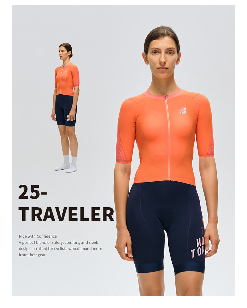 WOMENS JERSEY 25-TRAVELER NASTURTIUM ORANGE