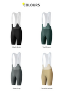 SKULL MONTON MENS BIB SHORTS MINIMA KHAKI CORNSILK YELLOW