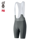 SKULL MONTON MENS BIB SHORTS MINIMA GRAY GREEN SLATE GRAY