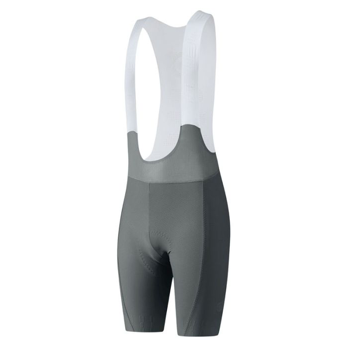 SKULL MONTON MENS BIB SHORTS MINIMA GRAY GREEN SLATE GRAY