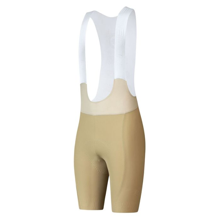 SKULL MONTON MENS BIB SHORTS MINIMA KHAKI CORNSILK YELLOW