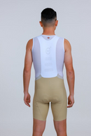 SKULL MONTON MENS BIB SHORTS MINIMA KHAKI CORNSILK YELLOW