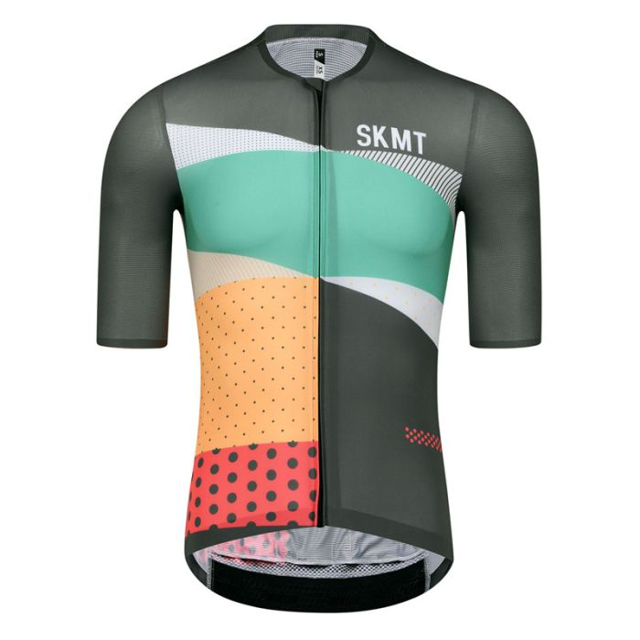 SKULL MONTON MENS JERSEY SK TWO CARBON GRAY  - GEO GRAY