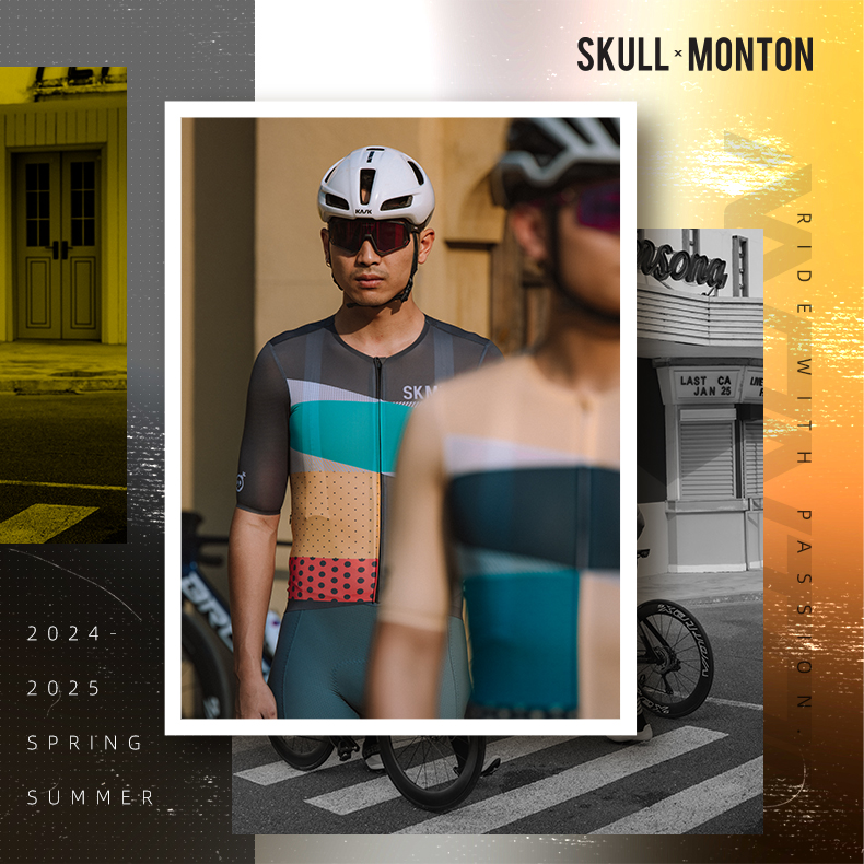 SKULL MONTON MENS JERSEY SK TWO CARBON GRAY  - GEO GRAY