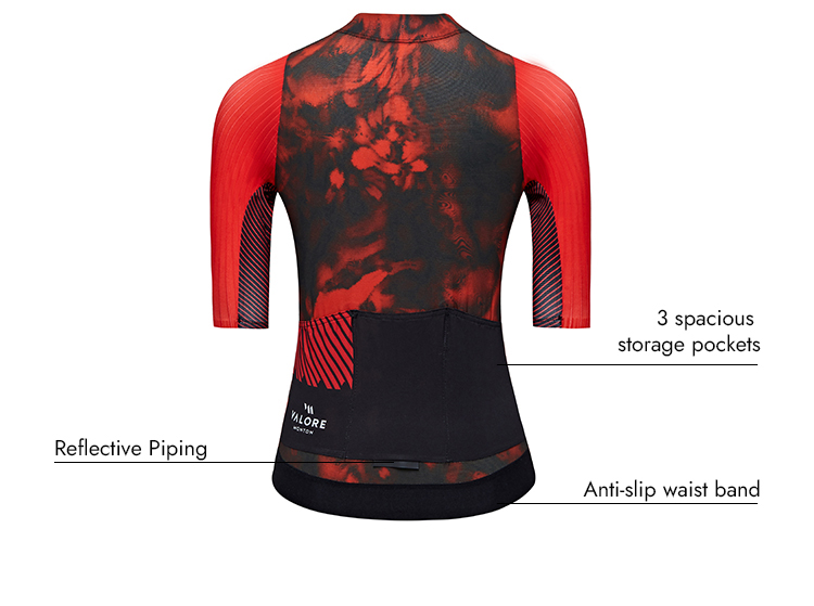 VALORE MONTON WOMENS JERSEY MOTION RED