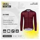 SKULL MONTON MENS LONG SLEEVE JERSEY 24-FIRE