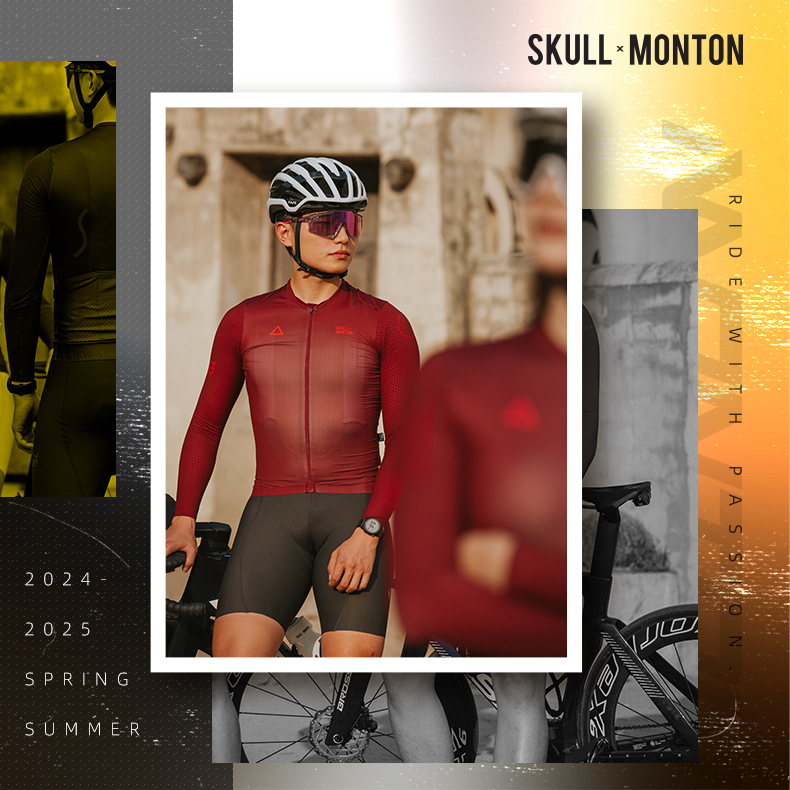 SKULL MONTON MENS LONG SLEEVE JERSEY 24-FIRE