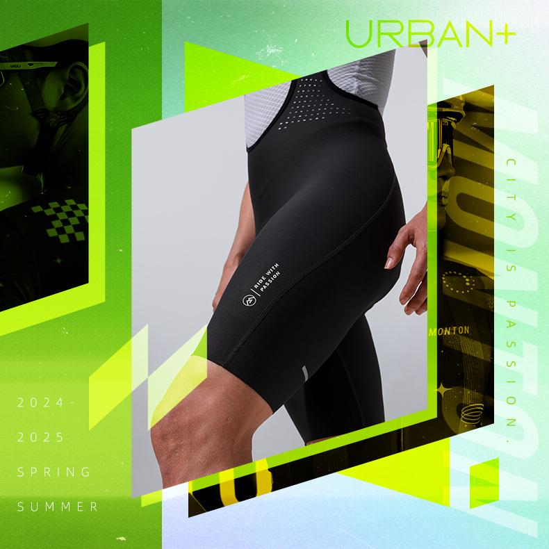 WOMENS CYCLING BIB SHORTS URBAN+ CHIRUI