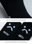 SKULL MONTON CYCLING SOCKS ANGRY BLACK