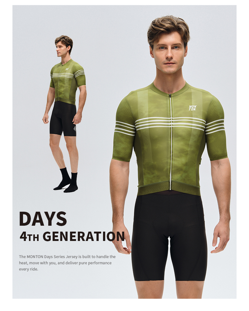 MENS JERSEY DAYS PESTO GREEN