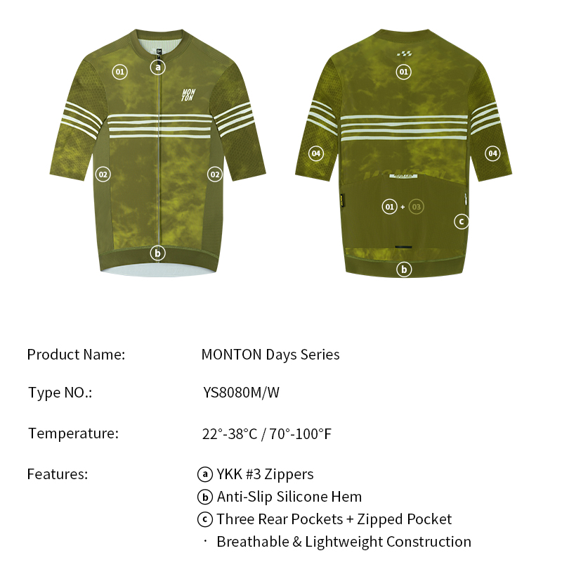 MENS JERSEY DAYS PESTO GREEN