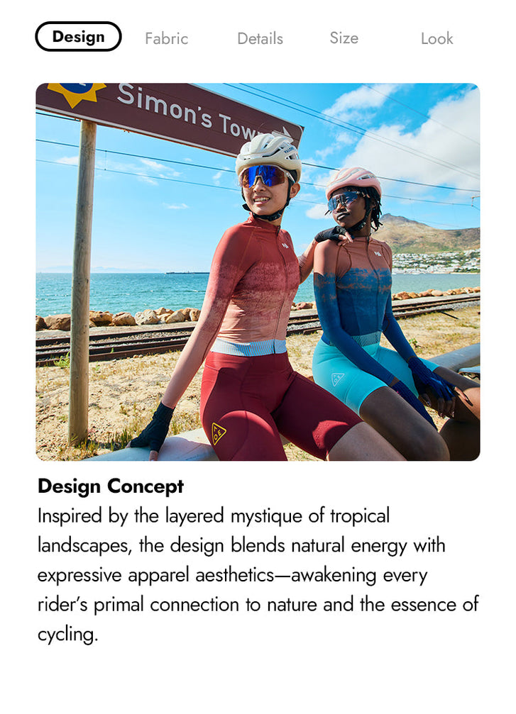 LONG SLEEVE JERSEY MENS TERRA GRADIENT - SUNSET CLAY