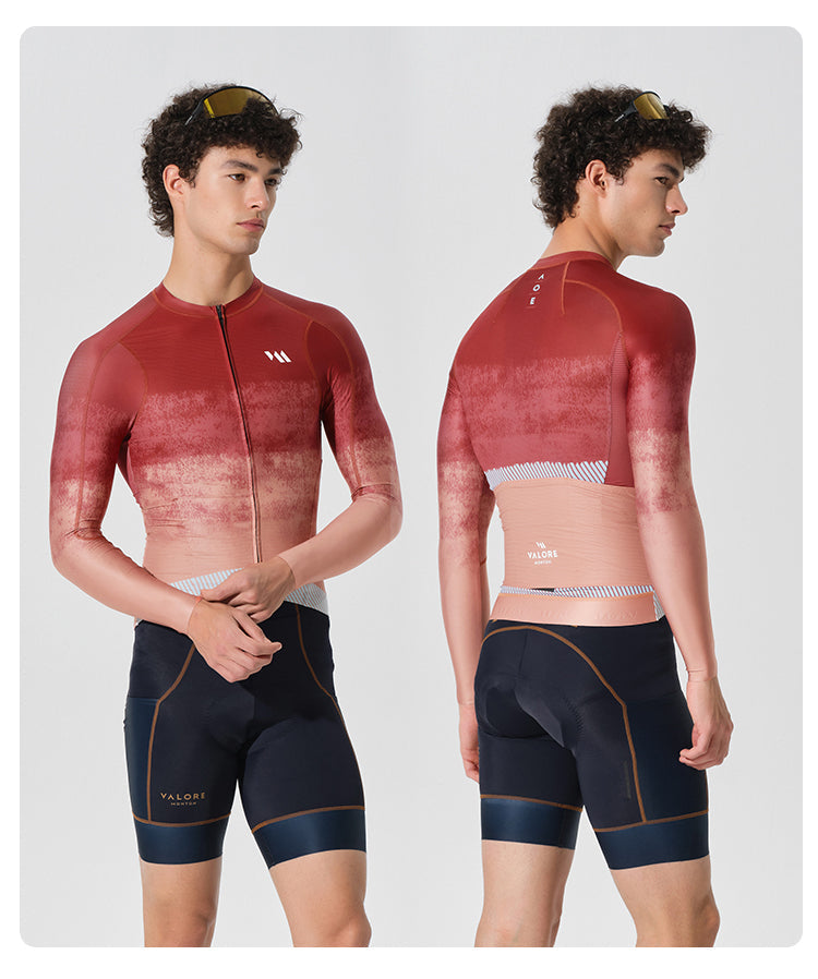 LONG SLEEVE JERSEY MENS TERRA GRADIENT - SUNSET CLAY