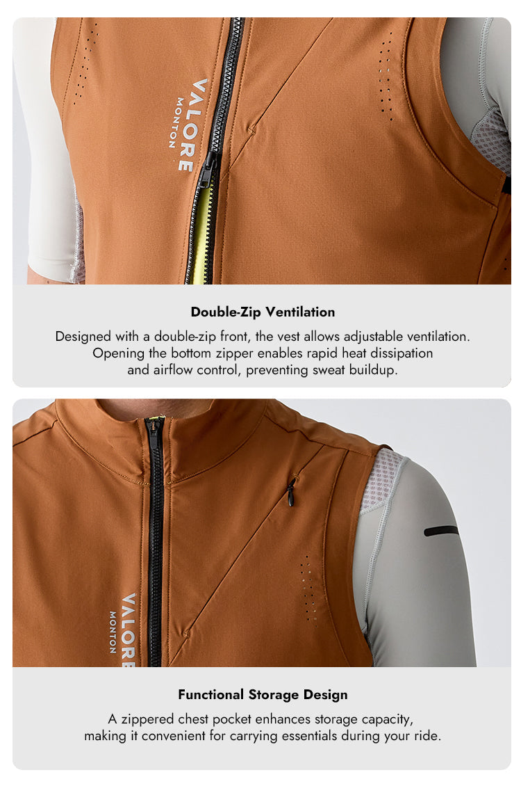 CYCLING VEST KIRI BROWN DERBY