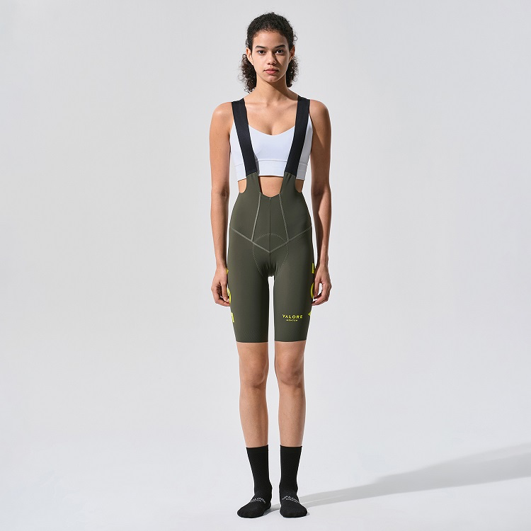 VALORE MONTON WOMENS BIB SHORTS NUOVA LUNA ARMY GREEN