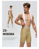 MENS BIB SHORTS 25-MINIMA KHAKI