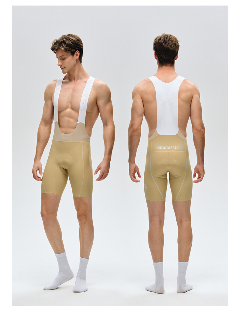 MENS BIB SHORTS 25-MINIMA KHAKI