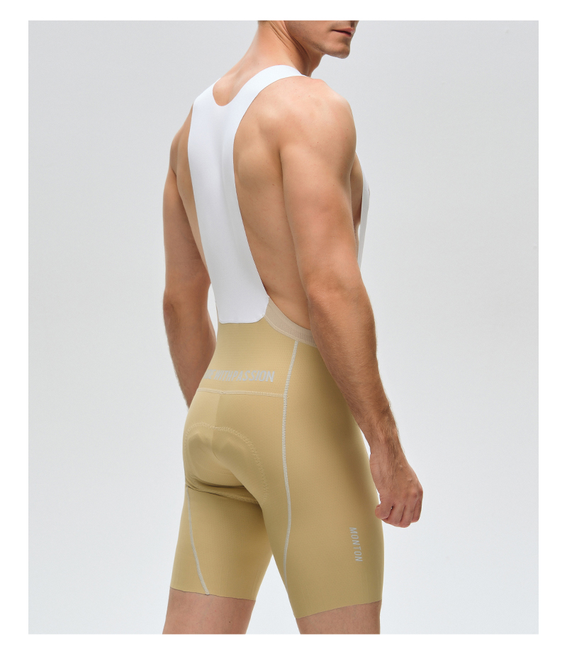 MENS BIB SHORTS 25-MINIMA KHAKI