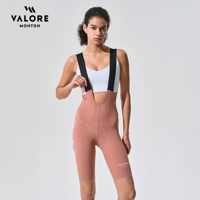 VALORE MONTON WOMENS BIB SHORTS NUOVA LUNA LIGHT SALMON